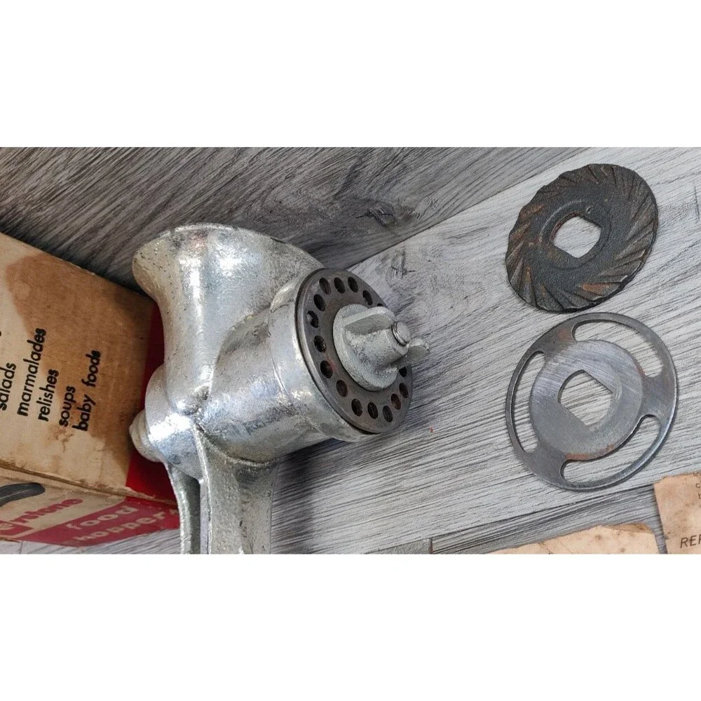Vintage Keystone Food and Meat Chopper, Keyco Products, Inc., No. 1-0 in Box-USA